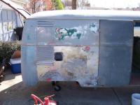 Started snadblasting the quarter panels