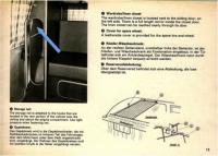 Westfalia Cabinet and Curtain Wood 1969