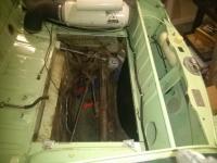 1964 front trunk beam area