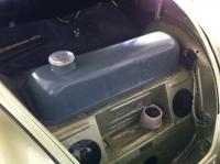 VW beetle 1958 petrol tank color