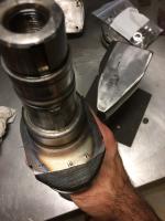 Crank shaft discoloration