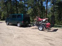 Towing 5x8 trailer with my 1999 Eurovan MV