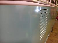 First pass with TR3 glaze passenger side