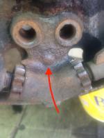 1972 bus backing plate lower bolt attachment