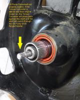 Automatic transmission driveshaft and pump damage