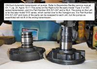 Automatic transmission driveshaft and pump damage