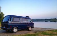 Vanagon by the lake