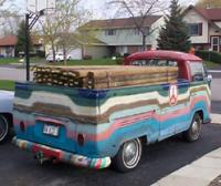 The Bartletts hippie hay ride at work