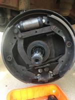 emergency brake not working after install new brakes shoes