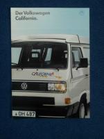 T3 Westfalia California 1990 Brochure