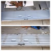 Passenger side metal repair. (Rockers, pillars, rear corner and battery tray)