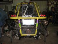 Pullstart's engine cage and engine mounts
