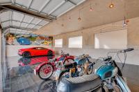 356 mural seen in 11-car garage of house for sale in Phoenix, AZ area