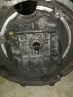 vanagon diesel bellhousing with damage due to clutch failure