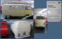 1956 Split-Window Bus Ambulance at the Stiftung AutoMuseum Volkswagen in Wolfsburg, Germany