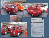 1963 Split-Window fire rotating ladder truck at the Stiftung AutoMuseum Volkswagen in Wolfsburg, Germany