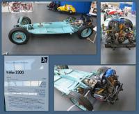 1967 Bug Pan & Engine at the Stiftung AutoMuseum Volkswagen in Wolfsburg, Germany