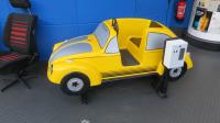 Kid's Coin-Op Bug ride at the Stiftung AutoMuseum Volkswagen in Wolfsburg, Germany