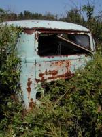 bus found in Shelby NC junkyard