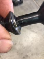 Distributor drive shaft worn