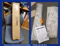 Ezy-Awning Plus arriving by mail. To be used with our 1967 Westfalia.