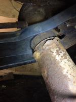 67 bus model 231 Kombi frame with dirty tube