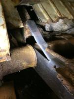 67 bus model 231 Kombi frame with dirty tube