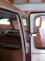 VW split bus door shutting problems