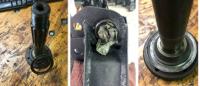 Fixed trailing arm with 3rd party shock mount