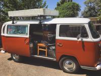 Thule rack for pop top bus on tin top