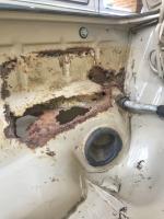 ‘68 Euro front Trunk clean up and rust issues