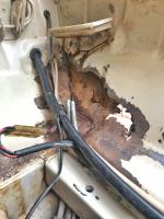 ‘68 Euro front Trunk clean up and rust issues