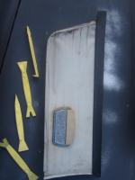 Notchback rear upper door panel removal