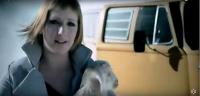 music video w/ VW bus