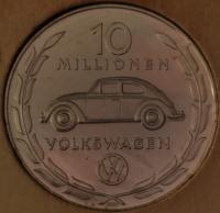 Token; “10 MILLIONEN VOLKSWAGEN”