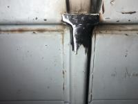 Welding up a couple holes in the gates