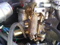 056 distributor with engine and carburetor