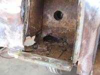 rear access holes and valence repair