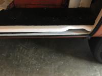 Electric washer pump and slider door sill paint