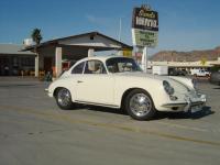 1965 Porsche at the motel