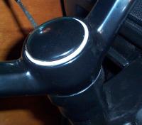 Wheel restored on the cheap---close-up
