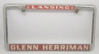 Glenn Herriman VW License Plate Frame