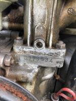 HO Code Jan/Feb 1966 1500cc Type 2 Bus Engine