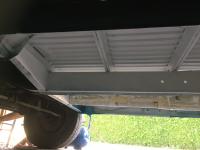 Painting the cargo area of a 1967 VW Splitbus