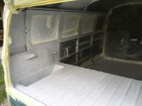 Painting the cargo area of a 1967 VW Splitbus