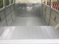 Painting the cargo area of a 1967 VW Splitbus