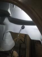 Routing air shock hose