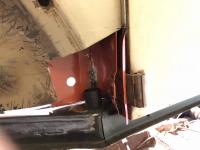 Door pillar hinge area