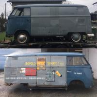 Vw splitbus 1961 logo Leopold Siegrist