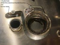 Drill stove for remote start electrode
